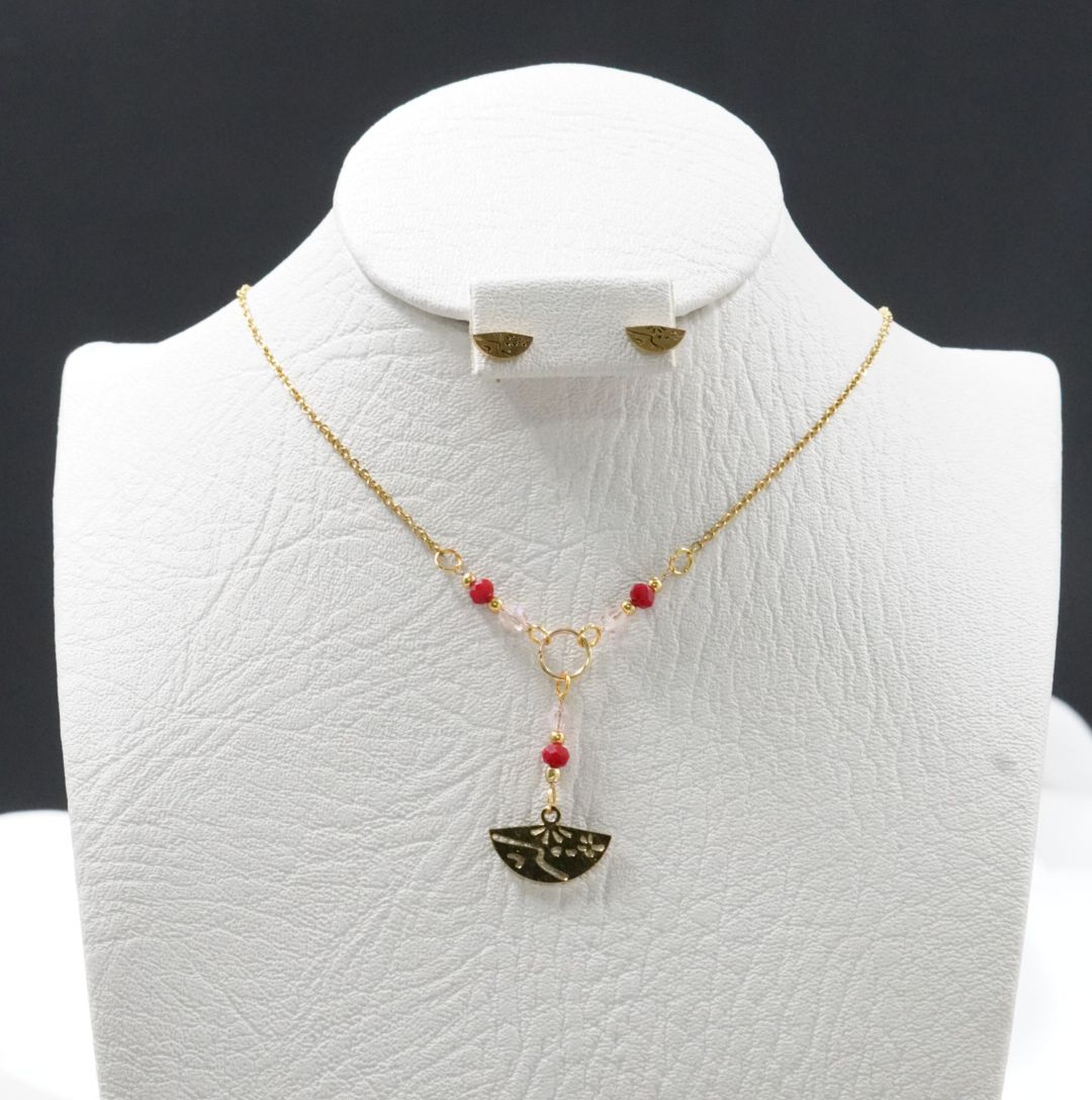 Miniatura 2 de JUEGUITO CORBATIN MURANO MEDIA LUNA FIGU